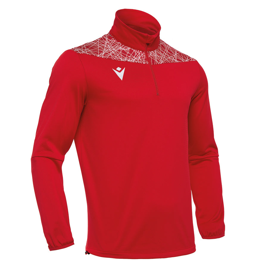 Tagus 1/4 Zip Top Red/White