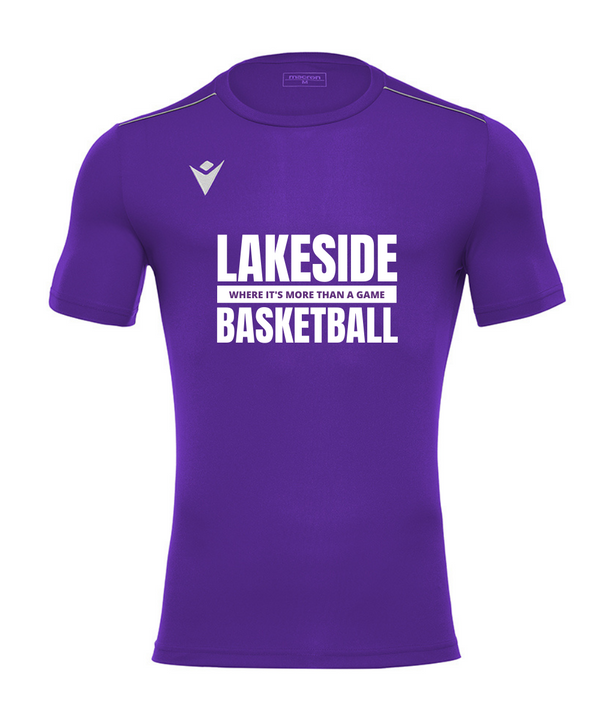 Lakeside Basketball Fan Shirt Purple SS